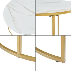 Set Christchurch di Tavolini Sovrapponbili con Piani Rotondi [en.casa] 