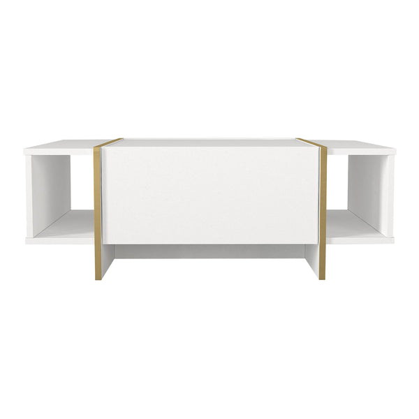 Tavolino Centrale da Salotto Tavak 104 x 60 x 38 cm [en.casa]