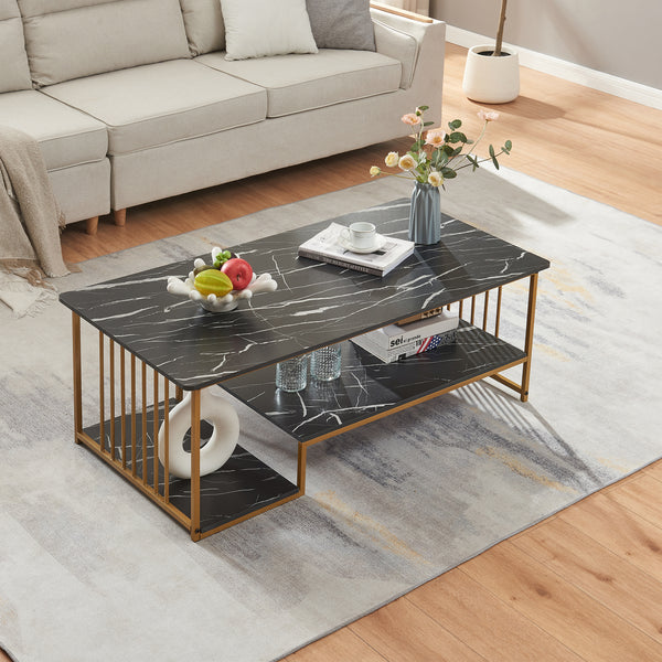 Tavolino Centrale da Salotto Klibro 120x60x42 cm [en.casa] 