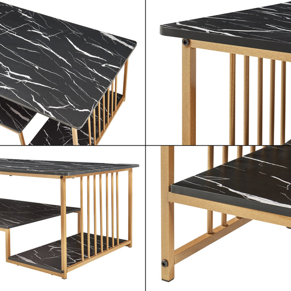 Tavolino Centrale da Salotto Klibro 120x60x42 cm [en.casa] 