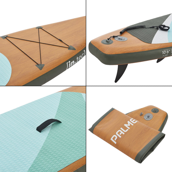 Tavola Gonfiabile da Stand Up Paddle 'Palmeira' SUP per Adulti Fino a 150 kg - Vari colori [in.tec]