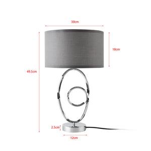 Lampada da tavolo Torquay Grigio [lux.pro]