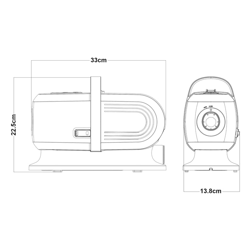 Schizzo in scala Kit Toelettatura Amesbury 5 in 1 per Animali Domestici in.tec