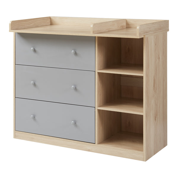 Cassettiera Beldinupp con Piano Fasciatoio Rimovibile 93 x 110 x 55 cm - Vari Colori [en.casa]