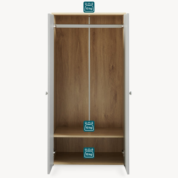 Armadio Beldinupp per Cameretta 123 x 60 x 40 cm [en.casa]