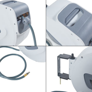 Avvolgitubo per aria compressa Nassau Bianco/Grigio [pro.tec]