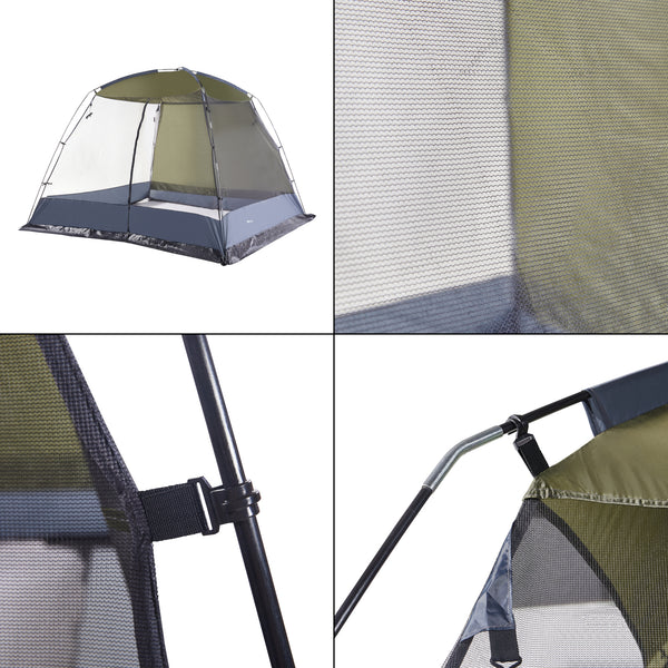 Gazebo da Giardino Beekdaelen con Zanzariere 305 x 305 x 213 cm Vari Colori pro.tec 