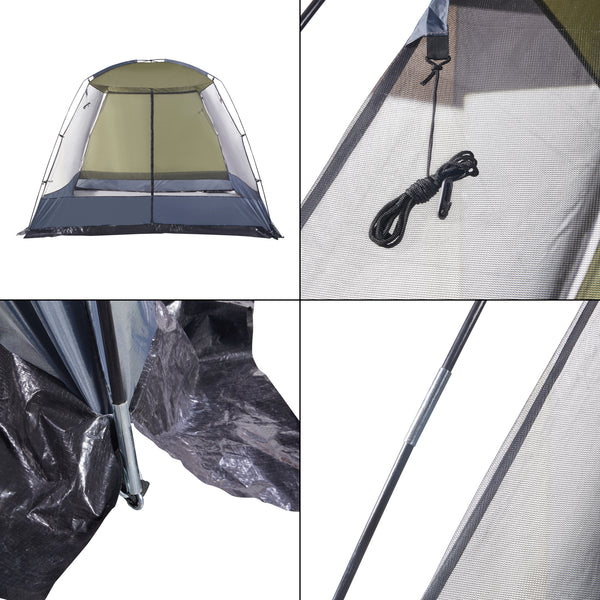 Gazebo da Giardino Beekdaelen con Zanzariere 305 x 305 x 213 cm Vari Colori pro.tec 