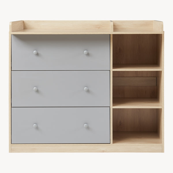 Cassettiera Beldinupp con Piano Fasciatoio Rimovibile 93 x 110 x 55 cm - Vari Colori [en.casa]