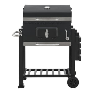 Carrello da barbecue Arnad Nero [casa.pro]