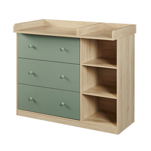 Cassettiera Beldinupp con Piano Fasciatoio Rimovibile 93 x 110 x 55 cm - Vari Colori [en.casa]