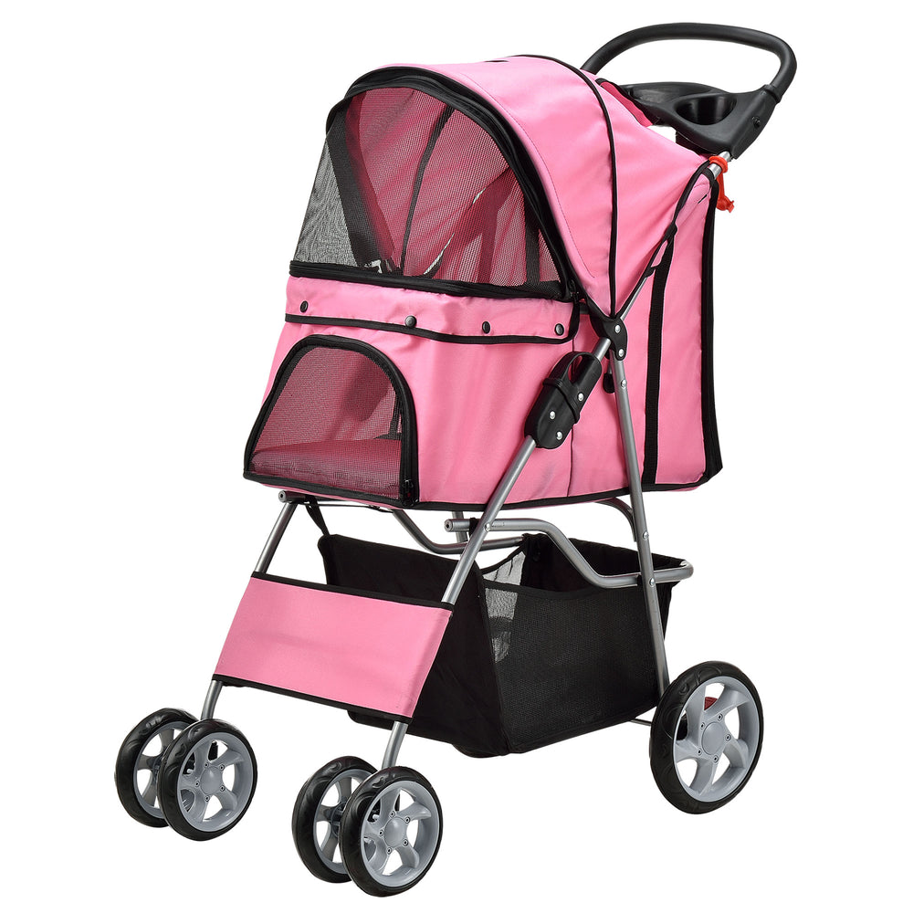 Passeggino Niceville per Cani e Gatti Fino a 15 kg Carrello Pieghevole pro.tec