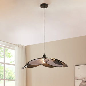 Hängeleuchte Blackwood Metall/Textil Schwarz [lux.pro] - premiumXL