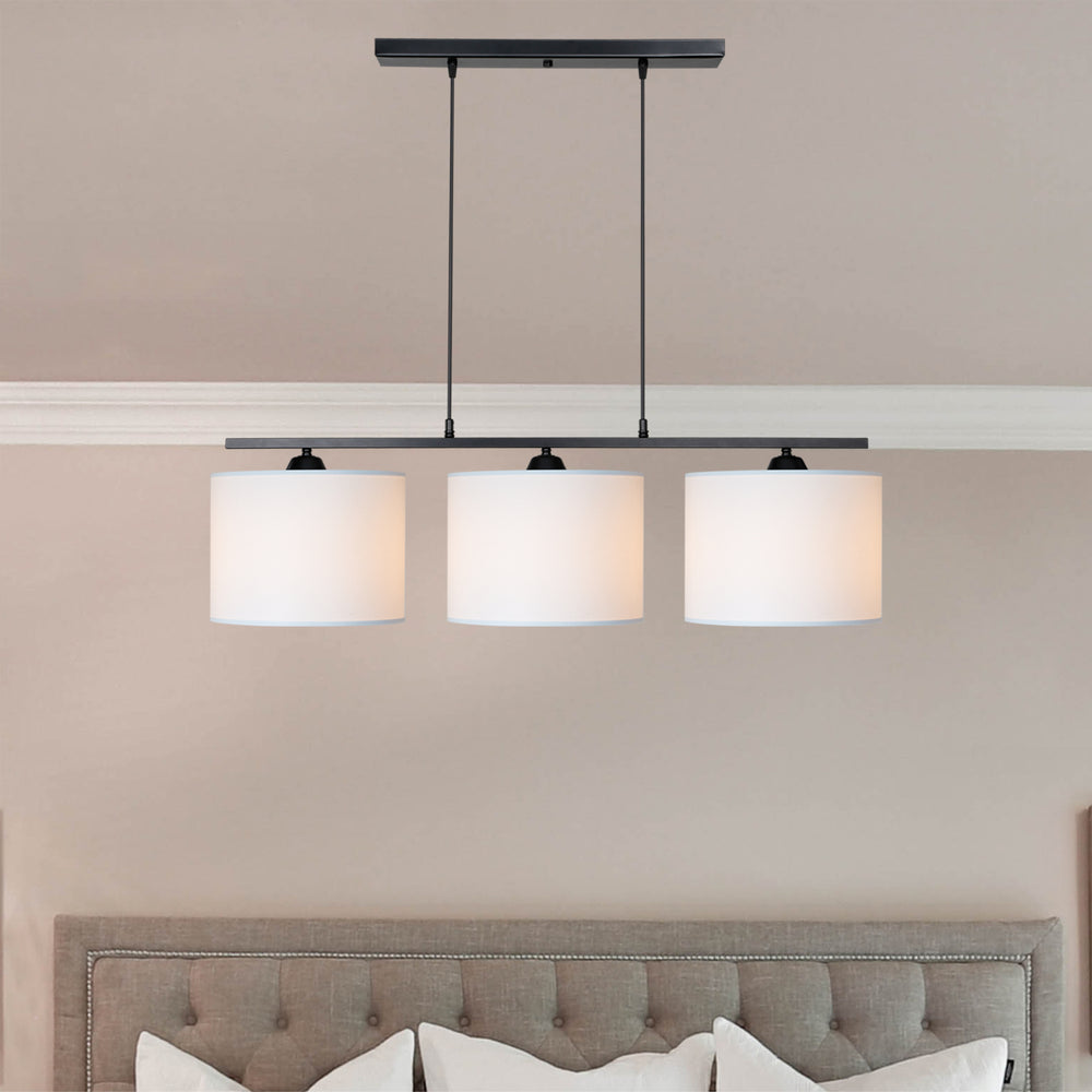 Lampada a sospensione Horsham 3xE27 metallo in vari colori [lux.pro]