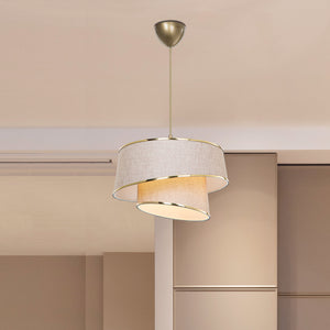 Lampada a Sospensione Wigan con Paralume Cilindrico lux.pro