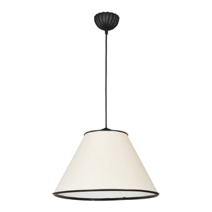 Lampada a Sospensione 'Clitheroe' con 1 Fonte Luce Lampadario Pendente con Paralume Conico Troncato - Vari Colori - lux.pro