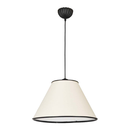 Lampada a Sospensione 'Clitheroe' con 1 Fonte Luce Lampadario Pendente con Paralume Conico Troncato - Vari Colori - lux.pro