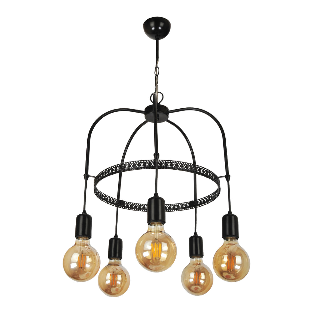 Lampada a sospensione Llandudno E27 metallo in diversi colori e dimensioni [lux.pro] - premiumXL