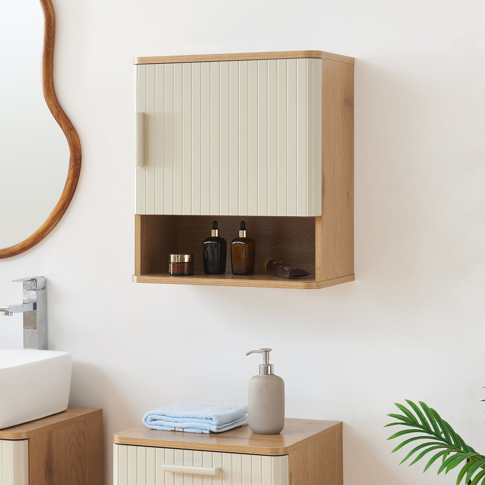 Pensile Ferrersp 50x45x24 cm effetto quercia/colore sabbia [en.casa]