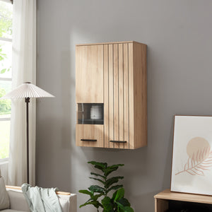 Pensile Noppen 98x60x38 cm effetto rovere [en.casa] - premiumXL