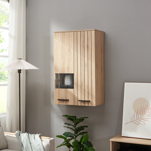 Pensile Noppen 98x60x38 cm effetto rovere [en.casa] - premiumXL
