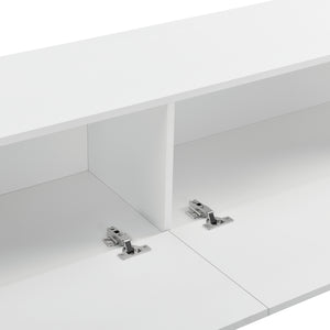 Mobile Pensile Porta TV Evaton da Parete 140 x 33 x 30 cm - [en.casa]