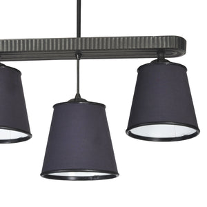 Lampada a sospensione Ruislip a 3 fiamme in vari colori [lux.pro]