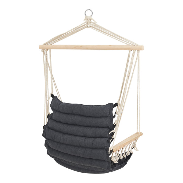 Poltrona Sospesa 'Bariloche' con Braccioli - Supporto fino a 100 kg - Vari Colori [en.casa]