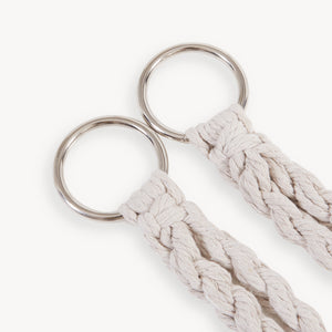 Panca Sospesa Kailua Altalena per 2 Persone - Bianco Crema casa.pro