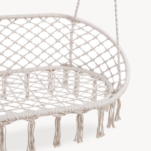 Panca Sospesa Kailua Altalena per 2 Persone - Bianco Crema casa.pro