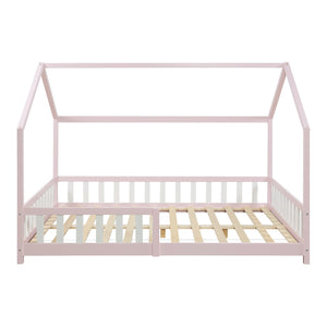 Letto a Casetta Hesel per Cameretta con Materasso [en.casa] 