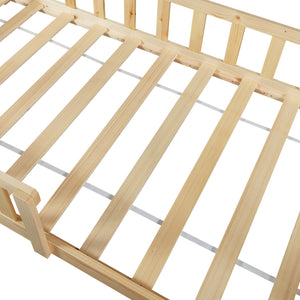 Letto per Cameretta Hesel a Forma di Casetta in Legno di Pino [en.casa] 