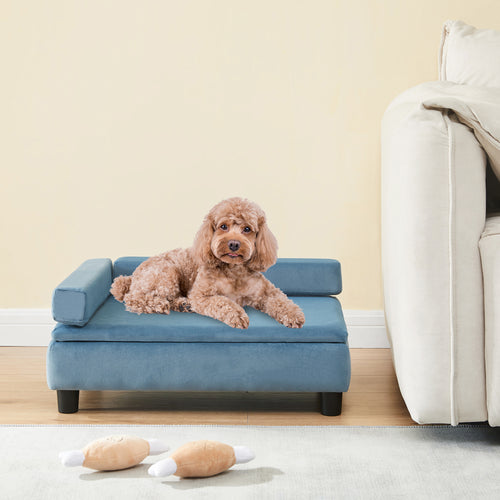 Cuccia Per Animali Domestici Salkonssad Imbottita con Cuscini - [en.casa]