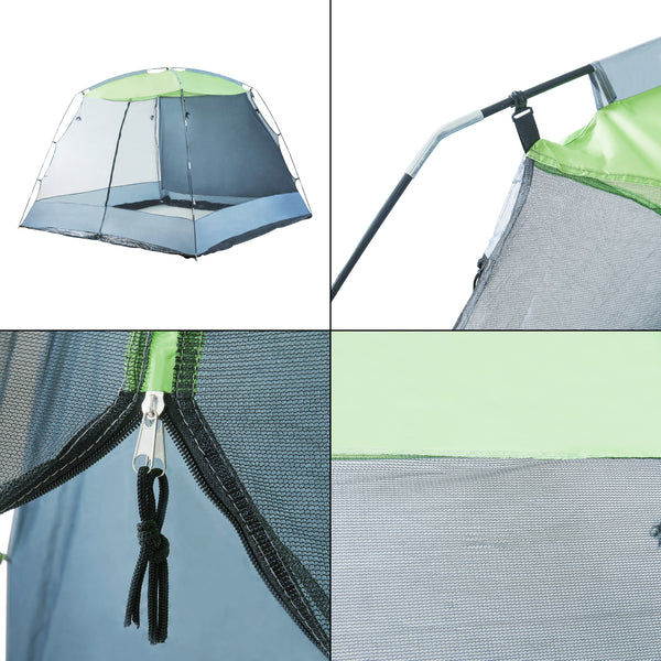 Padiglione da rete Beekdaelen 305x305x213 cm in vari colori [pro.tec]