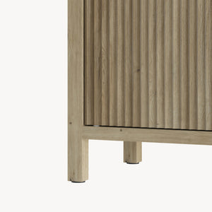 Credenza Bassa Lukkodso con Ante e Vani Aperti [en.casa]
