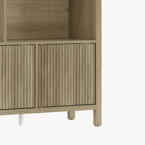 Credenza Bassa Lukkodso con Ante e Vani Aperti [en.casa]