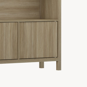 Credenza Bassa Lukkodso con Ante e Vani Aperti [en.casa]