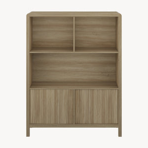 Credenza Bassa Lukkodso con Ante e Vani Aperti [en.casa]