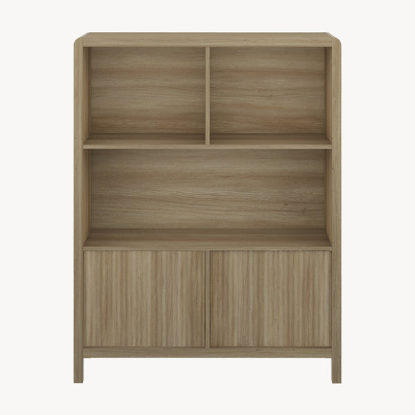 Credenza Bassa Lukkodso con Ante e Vani Aperti [en.casa]