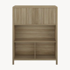Credenza Bassa Lukkodso con Ante e Vani Aperti [en.casa]