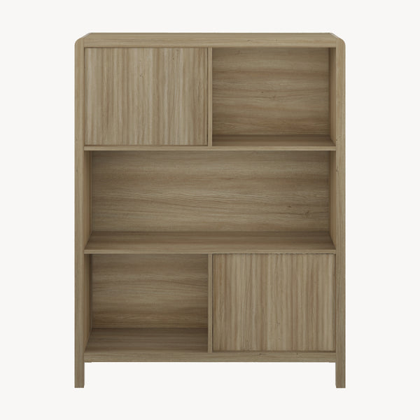 Credenza Bassa Lukkodso con Ante e Vani Aperti [en.casa]