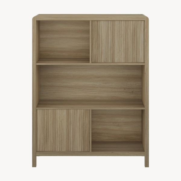 Credenza Bassa Lukkodso con Ante e Vani Aperti [en.casa]