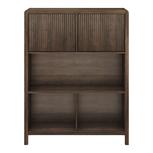 Credenza Bassa Lukkodso con Ante e Vani Aperti [en.casa]