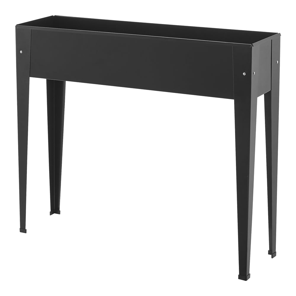 Letto rialzato Lelystad 98x25x82cm acciaio antracite [en.casa] - premiumXL
