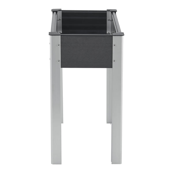 Aiuola Rialzata Beverwijk - Grigio Scuro [en.casa]