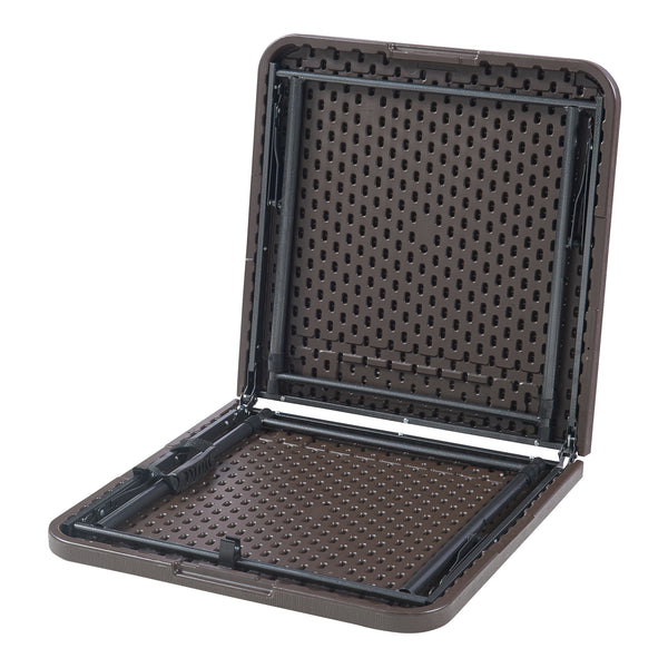 Tavolo pieghevole regolabile in altezza Adelfia 120x60cm [en.casa]