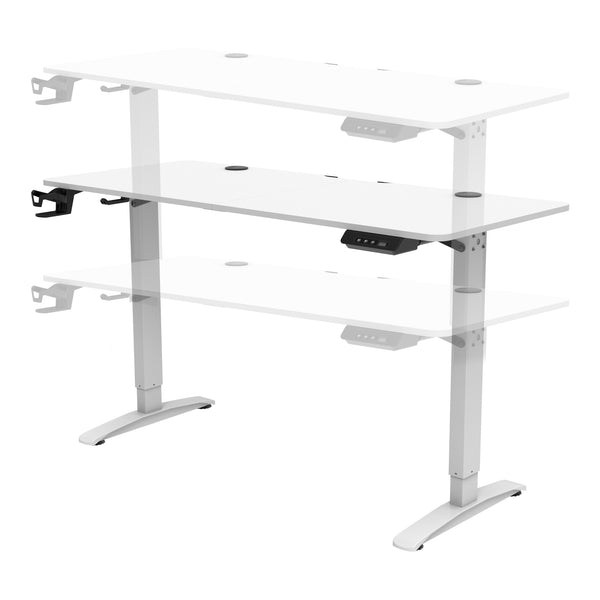 Scrivania 'Salinas' Regolabile in Altezza tra 73 - 118 cm con Sollevamento Elettrico - Vari Colori [pro.tec]