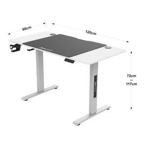 Scrivania 'Stryn' Regolabile in Altezza con Sollevamento Elettrico pro.tec