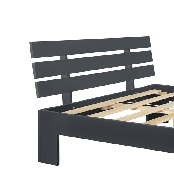 Letto in legno Eksjö in varie dimensioni e colori en.casa