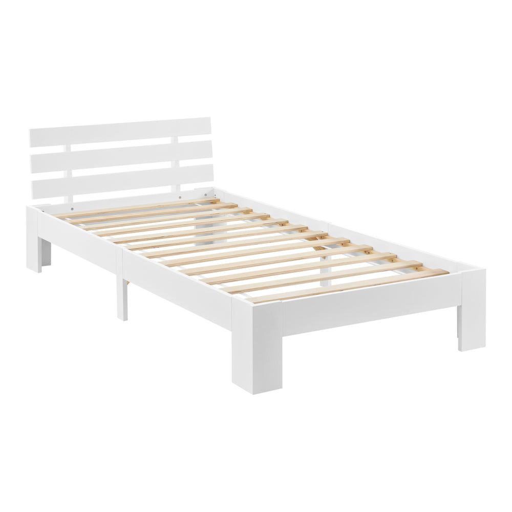 Letto in legno Nivala con testiera, vari colori e dimensioni en.casa - premiumXL